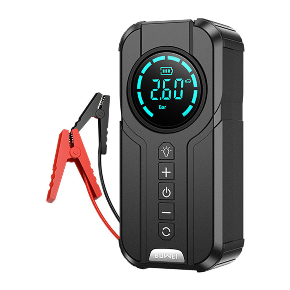 4 In 1 Car Jump Starter with Air Compressor and USB Power Bank