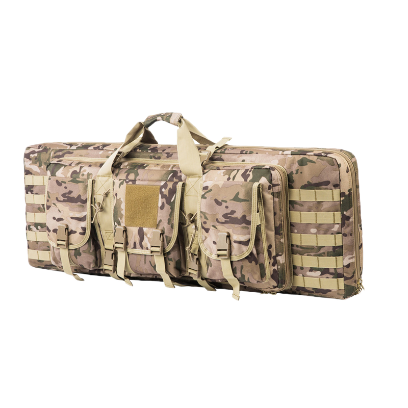 Tactical Double Rifle Bag - Molle Rifle Case for Sniper, Airsoft & Hunting Gear