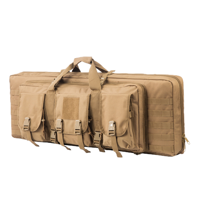 Tactical Double Rifle Bag - Molle Rifle Case for Sniper, Airsoft & Hunting Gear