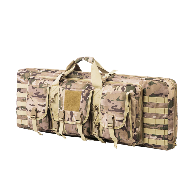 Tactical Double Rifle Bag - Molle Rifle Case for Sniper, Airsoft & Hunting Gear