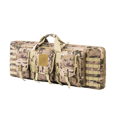 Tactical Double Rifle Bag - Molle Rifle Case for Sniper, Airsoft & Hunting Gear