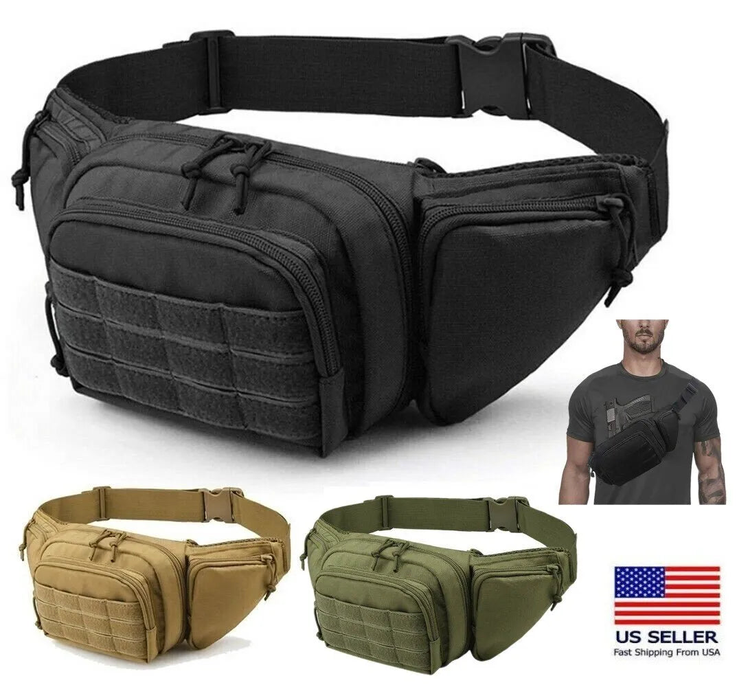 Tactical Waist Pack - Concealed Carry Fanny Pack Holster