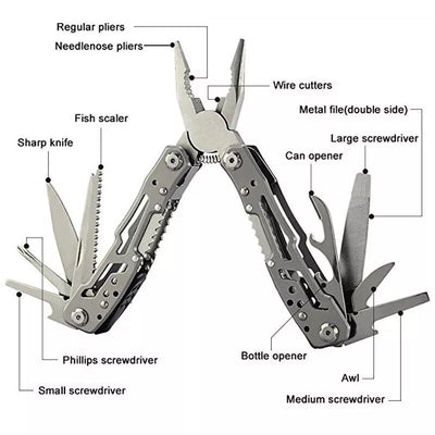 Survival Pocket Knife | 14 in 1 Pocket Knife | MilitaryKart