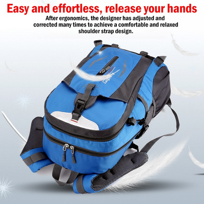 40L Outdoor Waterproof Travel Backpack For Camping, Hiking, Trekking, and Mountaineering