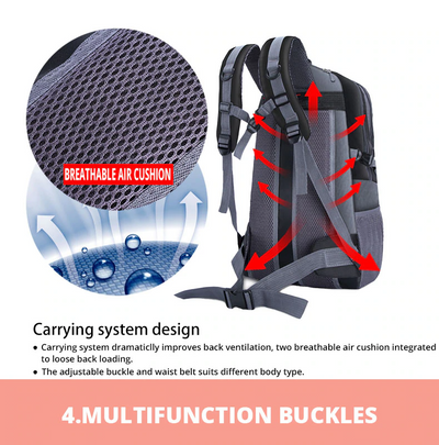 Waterproof Travel Backpack | 40L Backpack For Camping | MilitaryKart