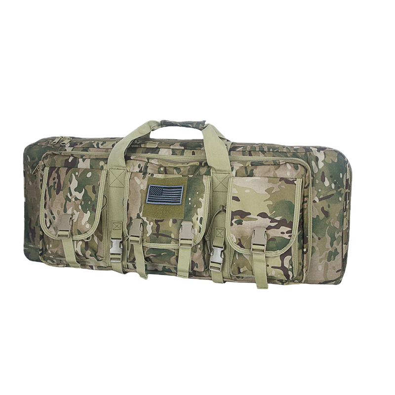 Tactical Double Rifle Bag - Molle Rifle Case for Sniper, Airsoft & Hunting Gear