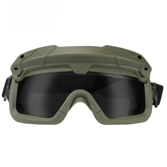 military safety goggles SINAIRSOFT Tactical Helmet Safety Goggles Hunting Protective Glasses MCBK-Black Lens