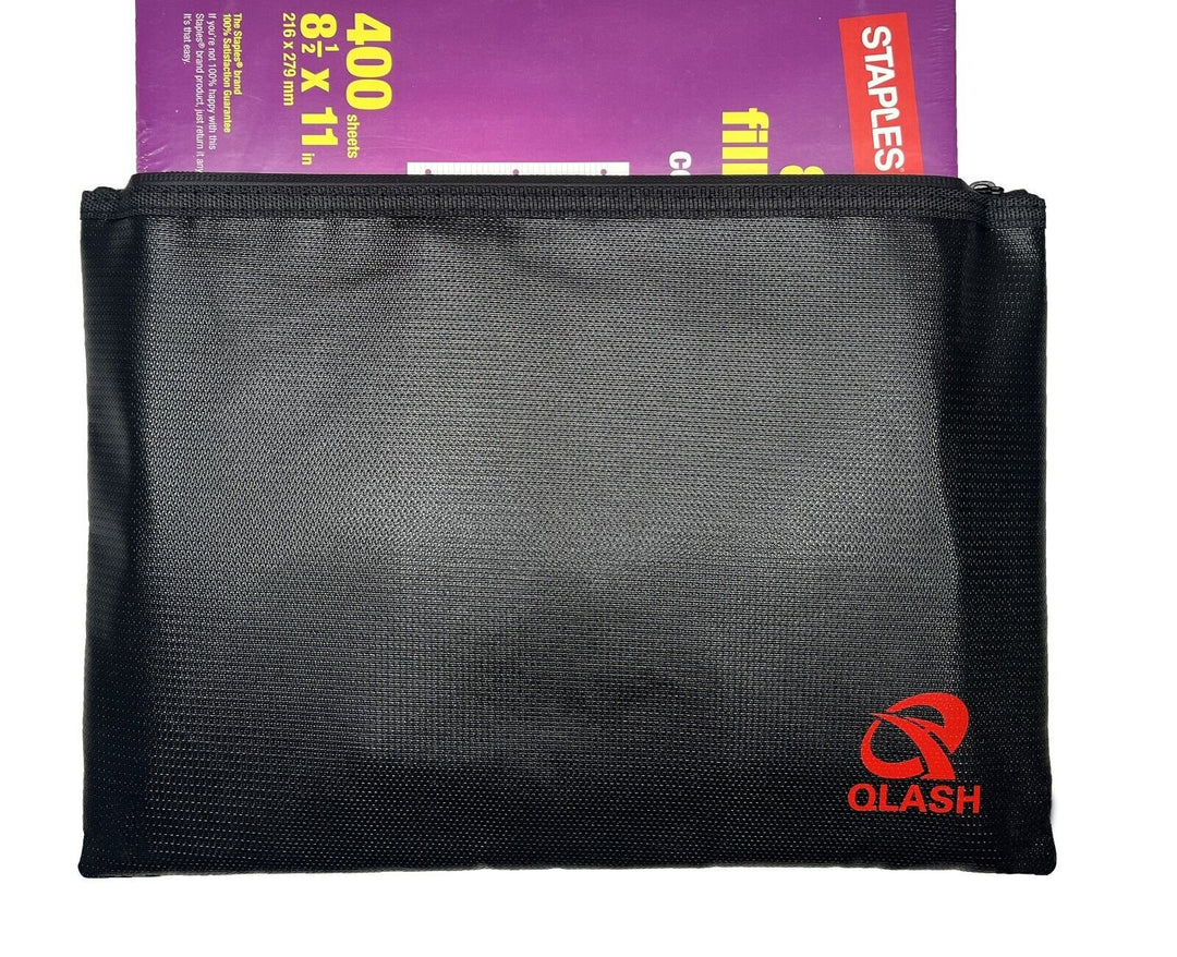 Alorva Fireproof & Water-Resistant Document Bag - 15.5 X 11 X 3-inch