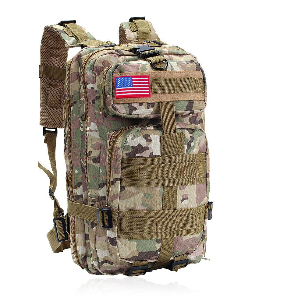 30L Military Tactical Backpack – Waterproof Outdoor Rucksack for Camping & Survival