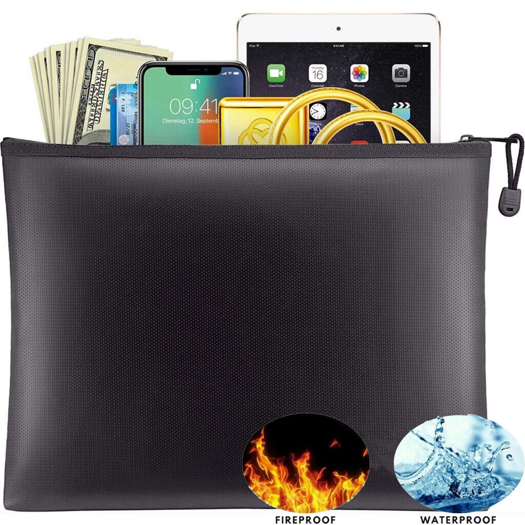 Fireproof Document Bag | Fireproof Money Bag | MilitaryKart