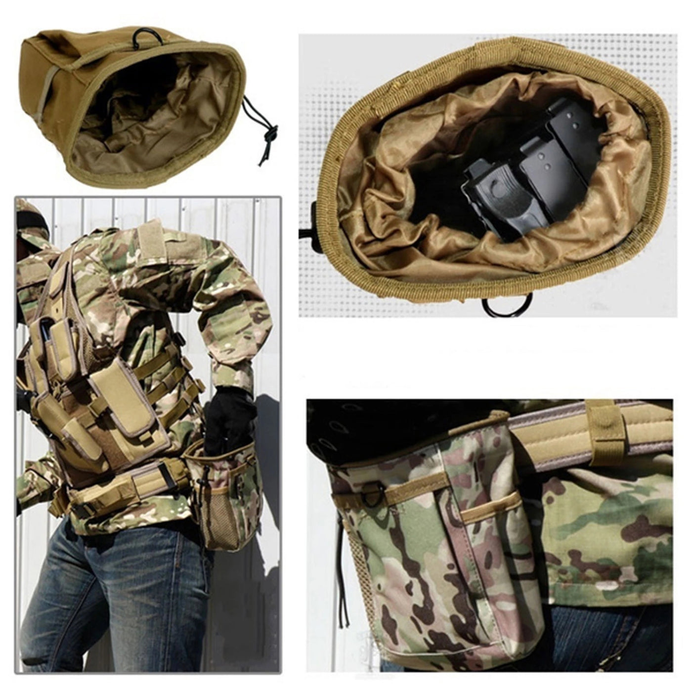 Tactical Dump Bag | Molle Tactical Bag | MilitaryKart