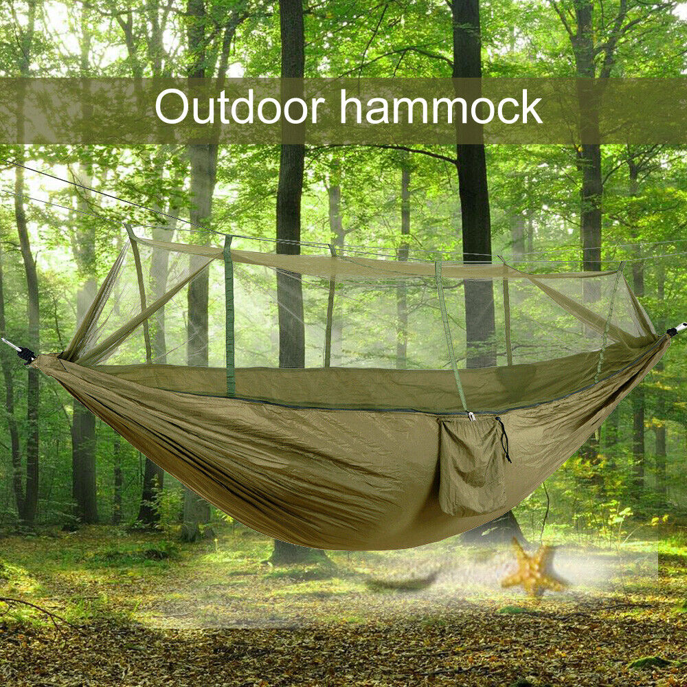 Camping Hammock Kit With Mosquito Net Under Quilt Blanket Rainfly Cover  Tarp Fall