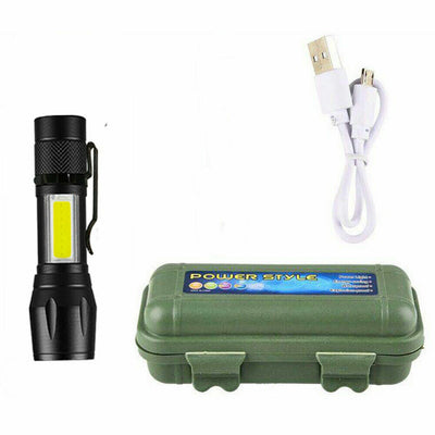 Mini Powerful Tactical Flashlight with COB Light