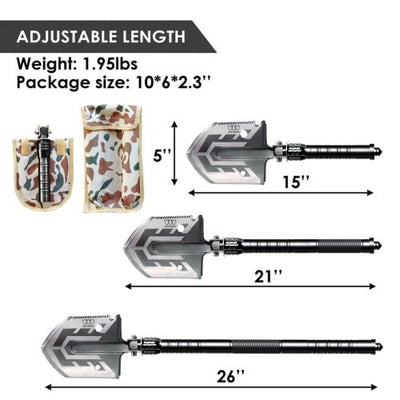 Military Folding Shovel | 19-In-1 Folding Shovel | MilitaryKart