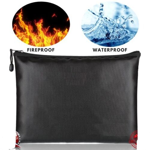 Fireproof Document Bag | Fireproof Money Bag | MilitaryKart