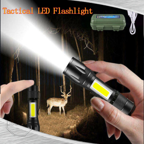 Mini Tactical Flashlight | Mini Rechargeable Flashlight | MilitaryKart