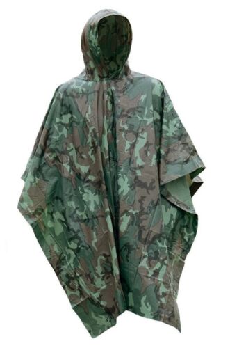 Genuine Military Poncho | Hooded Rain Poncho | MilitaryKart